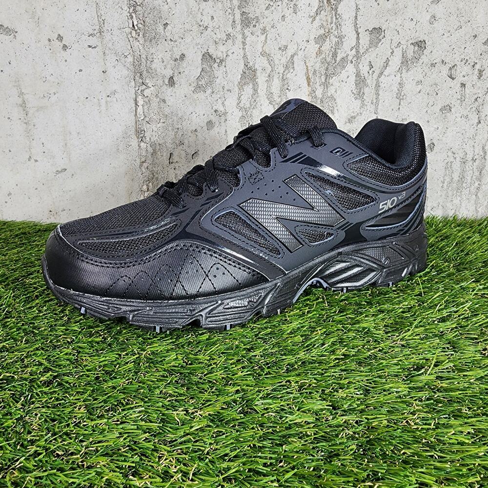 New Balance 510 v3 Trail Running Shoes Black 4E Mens 11.5 Wide
